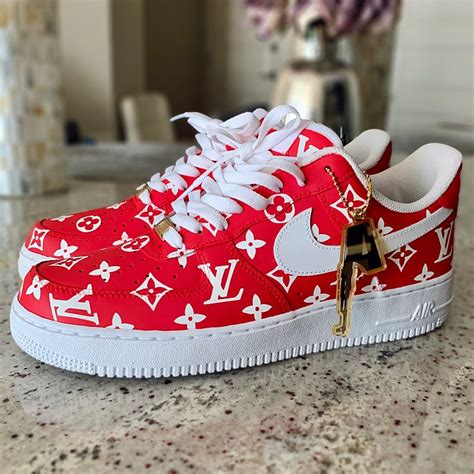 louis vuitton supreme air force 1|lv air force 1 stockx.